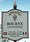 The Bourne Town Sign The Bourne Town Sign