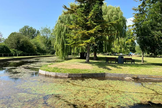 The Bourne Eau in the Memorial Gardens, Bourne The Bourne Eau in the Memorial Gardens, Bourne