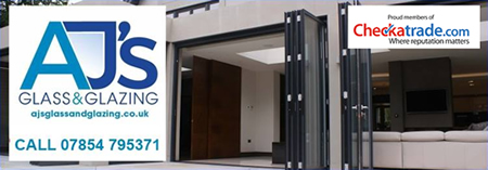AJ's Glass & Glazing, Bourne - 07854 795371 AJ's Glass & Glazing