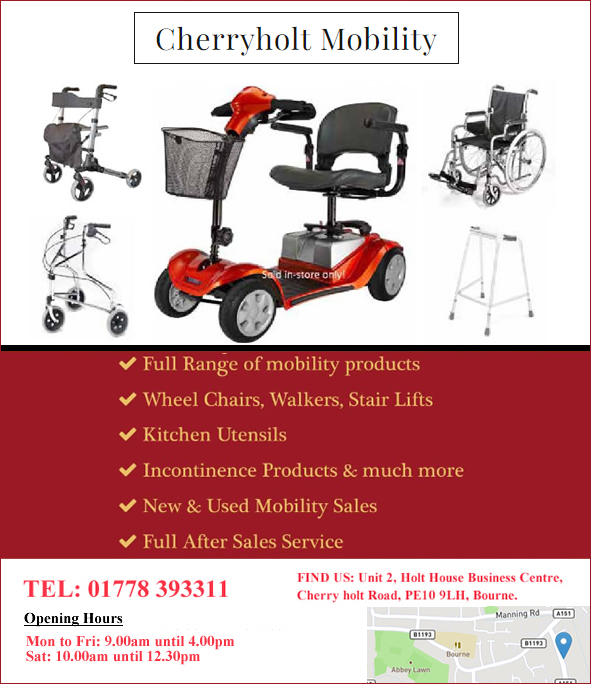 Cherryholt Mobility, Bourne