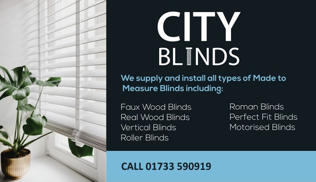 City Blinds - Call 01733 590919 Cloud9 Decor