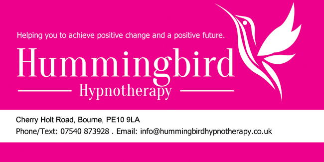 Hummingbird Hypnotherapy - Call 07540 873928 Hummingbird Hypnotherapy, Bourne