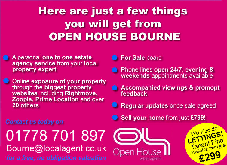 Open House Estate Agents Bourne - Call 01778 701 897 Open House Estate Agents Bourne