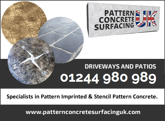 Pattern Concrete Surfacing UK - Call
01244 980989 Pattern Concrete Surfacing UK