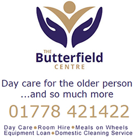 The Butterfield Centre, Bourne - Day Care, Room Hire, Meals on Wheels, Equipment Loan, Domestic Cleaning Service The Butterfield Centre, Bourne