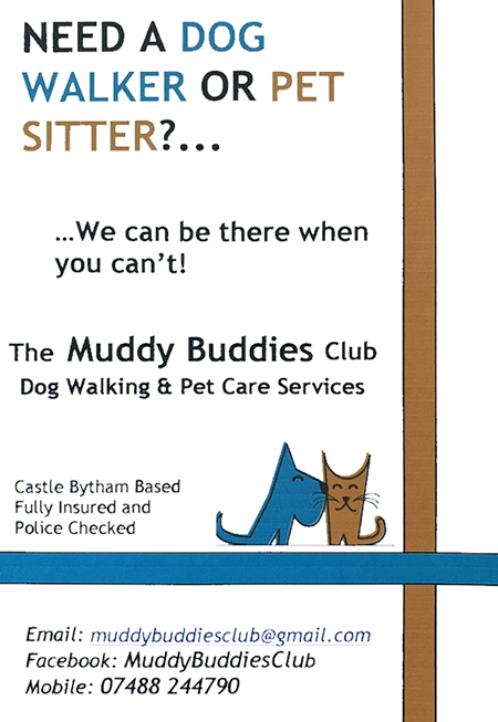 The Muddy Buddies Club - Call 07488 244790 The Muddy Buddies Club