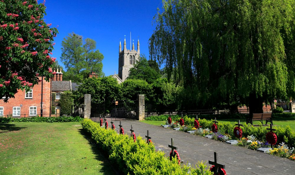 Bourne Memorial Gardens, Bourne, Lincolnshire