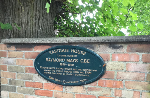 Eastgate House - Raymond Mays C.B.E.