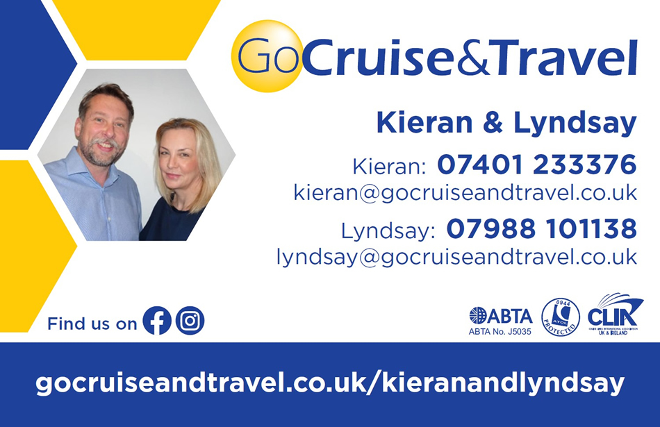 Go Cruise & Travel With Kieran & Lyndsay, Bourne
