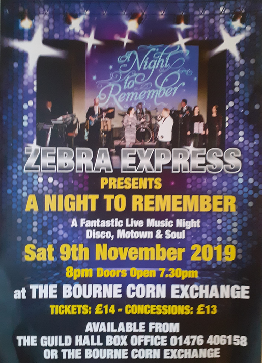 A NIGHT TO REMEMBER WITH THE FABULOUS ZEBRA EXPRESS BAND A NIGHT TO REMEMBER WITH THE FABULOUS ZEBRA EXPRESS BAND