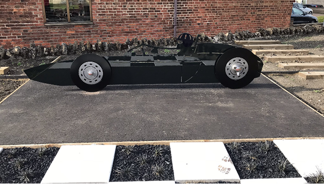 Bourne Motor Racing Memorial, Coggles Causeway, Bourne