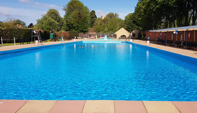 The Bourne Outdoor Swimming Pool, Coggles Causeway The Bourne Outdoor Swimming Pool, Coggles Causeway